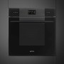 SMEG SO6102M2B3 Forno con microonde, design Linea, nero, touch control, circa 60 x 60 cm
