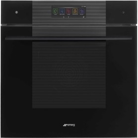 SMEG SO6106WAPB3 Forno con funzione microonde e vapore, design Linea, nero, touch control, circa 60 x 60 cm