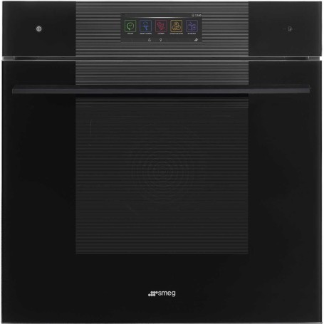 SMEG SO6106WAPB3 Forno con funzione microonde e vapore, design Linea, nero, touch control, circa 60 x 60 cm