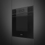SMEG SO6106WAPB3 Forno con funzione microonde e vapore, design Linea, nero, touch control, circa 60 x 60 cm