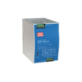 LevelOne POW-2462 alimentatore per computer 480 W Blu, Argento
