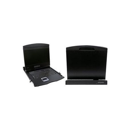 LogiLink KVM Konsole mit 19 Zoll Deutsches Keyboard (LC903GE)