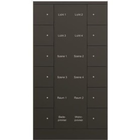 Busch-Jaeger 12f. Bedienelement schwarz, matt SB/U12.0.11-885 (2CKA006330A0076)
