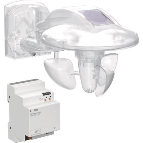 GIRA Wetterstation Wettersensor+ Wetterzentrale REG KNX (514600)