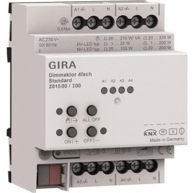 Gira Dimmaktor 4-f. REG KNX Secure 201500 (201500)