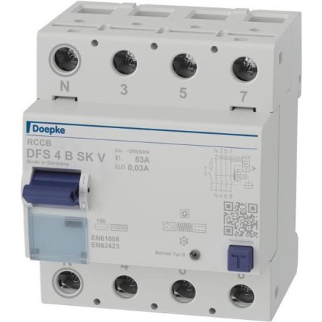 Doepke Fi-Schutzschalter DFS4 063-4/0.03-B SK V500 (09144984)