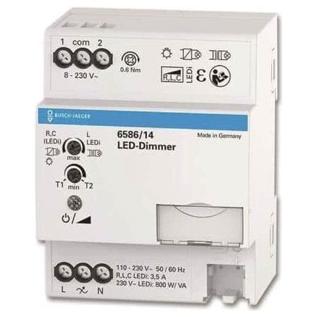 BUSCH 6586/14 LED-Dimmer, REG, 800 VA (2CKA006590A0192)