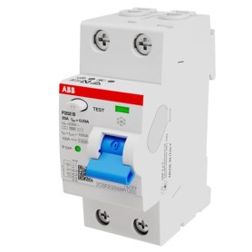 ABB F202 B-25/0.03 interruttore automatico Dispositivo a corrente residua 2 (2CSF202568R1250)