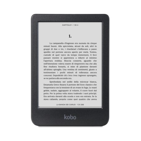 Rakuten Kobo Clara BW lettore e-book Touch screen 16 GB Wi-Fi Nero (N365-KU-BK-K-EP)