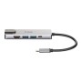 D-Link DUB-M520 replicatore di porte e docking station per laptop Cablato Thunderbolt 3 Alluminio, Nero