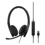 EPOS ADAPT 160T USB II Auricolare Cablato A Padiglione Ufficio USB tipo A Nero (1000901)