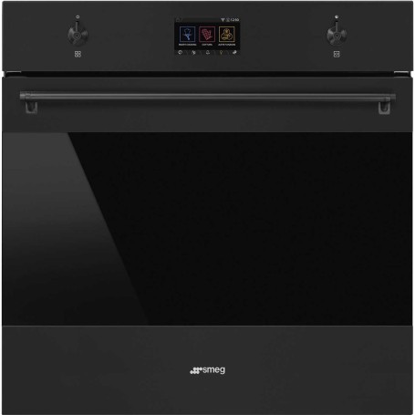 SMEG SO6303APN Forno con funzione microonde e vapore, linea di design Classici, nero opaco, 60 x 60 cm