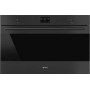 SMEG SFP9302TN Forno XXL , linea di design Classici, nero opaco, manopola di comando, circa 90 x 60 cm