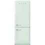 SMEG FAB38RPG6 Frigorifero combinato, design stile anni '50, verde pastello, cerniera a destra