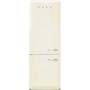 SMEG FAB38LCR6 Frigorifero-congelatore da libera installazione, design stile anni '50, crema, cerniera a sinistra