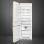 SMEG FAB38LCR6 Frigorifero-congelatore da libera installazione, design stile anni '50, crema, cerniera a sinistra
