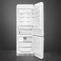 SMEG FAB38RWH6 Frigorifero-congelatore da libera installazione, design anni '50, bianco, cerniera a destra