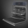 SMEG SOP6104S2PG Forno con funzione vapore, design Linea, Grigio Nettuno, touch control, circa 60 x 60 cm