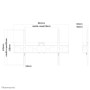 Neomounts by Newstar Supporto a parete per TV e mediabox (LFD-W1640MP)