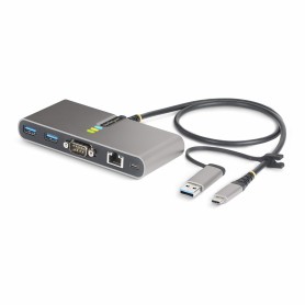 StarTech.com Hub USB-C a 2 porte con Ethernet e RS-232, dongle USB-C a USB-A collegato, 100W PD Pass-through, 2x USB-A 5Gbps, Gi (5G2A1SGBB-USB-C-HUB) StarTech.com Hub USB-C a 2 porte con Ethernet e RS-232, dongle USB-C a USB-A collegato, 100W PD Pass-through, 2x USB-A 5Gbps, Gi (5G2A1SGBB-USB-C-HUB)