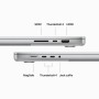 Apple MacBook Pro 16'' M3 Max chip con 16‑core CPU e 40‑core GPU, 1TB SSD - Argento (MUW73T/A)