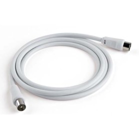 Meliconi ANT2M cavo coassiale 2 m 9.5 mm Bianco (497100BA) Meliconi ANT2M cavo coassiale 2 m 9.5 mm Bianco (497100BA)
