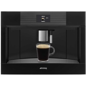 SMEG CMS4104B3 Macchina da caffè completamente automatica, design Linea, nero, nicchia 60 x 45 cm