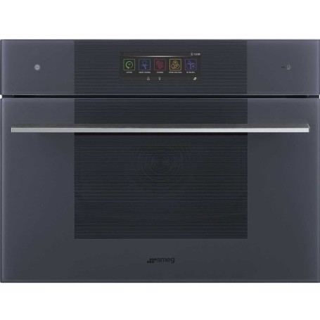 SMEG SO4106WAPG Forno con funzione microonde e vapore, design Linea, Grigio Nettuno, touch control, nicchia 60 x 45 cm