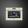 SMEG CMS8451P Macchina da caffè completamente automatica, linea Cortina, crema, manopola di controllo, nicchia 60 x 45 cm