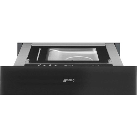 SMEG CPV115B3 Cassetto sottovuoto, design Linea, nero, touch control, nicchia 60 x 15 cm