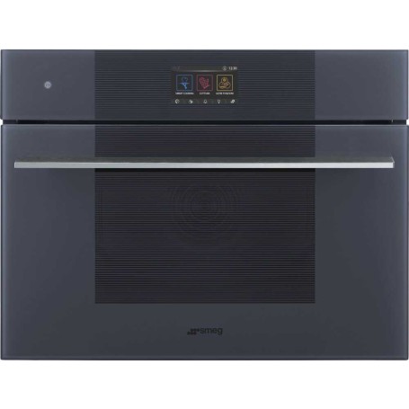 SMEG SO4104S4PG Forno a vapore, design Linea, Grigio Nettuno, touch control, nicchia 60 x 45 cm