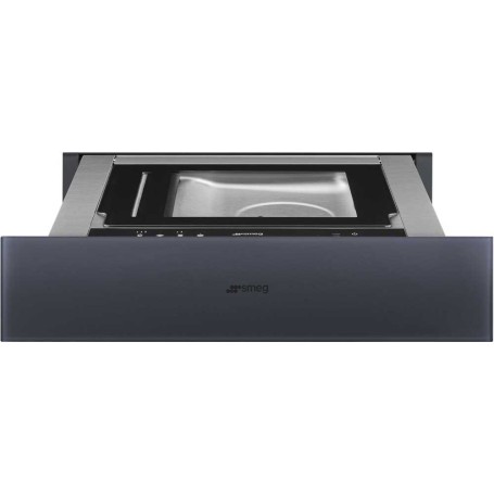 SMEG CPV115G Cassetto sottovuoto, design Linea, Grigio Nettuno, touch control, nicchia 60 x 15 cm