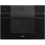 SMEG SO4104S4PB3 Forno a vapore, design Linea, nero, touch control, nicchia 60 x 45 cm