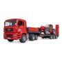 MAN TGA Tieflader mit Manitou Teleskoplader MLT 633 (02774)