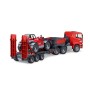 MAN TGA Tieflader mit Manitou Teleskoplader MLT 633 (02774)