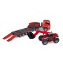 MAN TGA Tieflader mit Manitou Teleskoplader MLT 633 (02774)