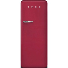 SMEG FAB28RDRB6 Frigorifero da libera installazione con congelatore, linea di design Anni '50, Rosso Rubino, cerniera a destra
