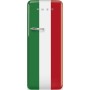 SMEG FAB28RDIT6 Frigorifero da libera installazione con vano congelatore, linea di design Anni '50, Italia, cerniera a destra