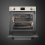 SMEG SOP6902S2PP Forno con funzione vapore, linea Victoria, panna, manopole, nicchia 60 x 60 cm