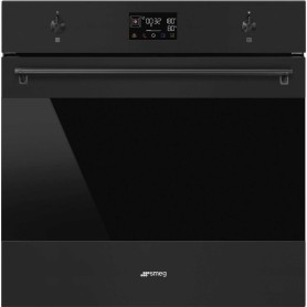 SMEG SOP6302S2PN Forno con funzione vapore, linea design Classici, nero opaco, manopole di comando, nicchia 60 x 60 cm
