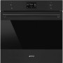 SMEG SOP6302S2PN Forno con funzione vapore, linea design Classici, nero opaco, manopole di comando, nicchia 60 x 60 cm