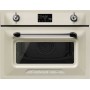SMEG SO4902M1P Forno con microonde, linea Victoria, panna, manopola comandi, nicchia 60 x 45 cm