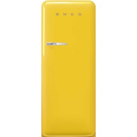 SMEG FAB28RYW6 Frigorifero da incasso con scomparto congelatore, design anni '50, giallo, cerniera a destra