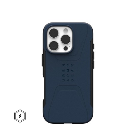 Urban Armor Gear Civilian custodia per cellulare 16 cm (6.3") Cover Blu marino (114444115555)