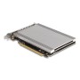PCI Express x16 Karte auf 4x intern NVMe M.2 Key (mit Khlkrper und LED-Anzeige) (90210)