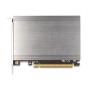 PCI Express x16 Karte auf 4x intern NVMe M.2 Key (mit Khlkrper und LED-Anzeige) (90210)