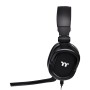Thermaltake Argent H5 Stereo Cuffia Padiglione auricolare Connettore 3.5 mm Nero (GHT-THF-ANECBK-30)