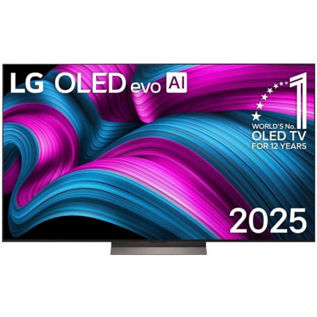 TV LG OLED77C5ELB.AEUD evo, TV OLED (195 cm 77", nero/grigio, UltraHD/4K, triplo sintonizzatore, HDR, pannello da 120 Hz)