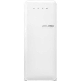 SMEG FAB28LWH6 Frigorifero da libera installazione con congelatore, linea di design Anni '50, bianco, cerniera a sinistra