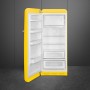 SMEG FAB28LYW6 Frigorifero da incasso con congelatore, design anni '50, giallo, cerniera a sinistra